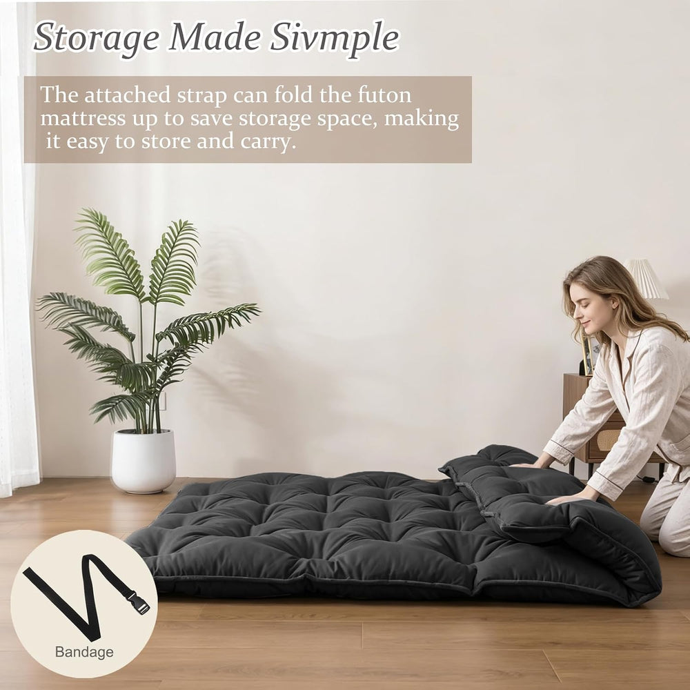 SHOUREN Japanese Futon Mattress Floor Mattress 3" Tatami Mat,Shredded Me...