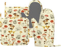 Mushroom Oven Mitts and Pot Holders Sets Silicone Vintage Mushrooms Kitchen by MIFSOIAVV