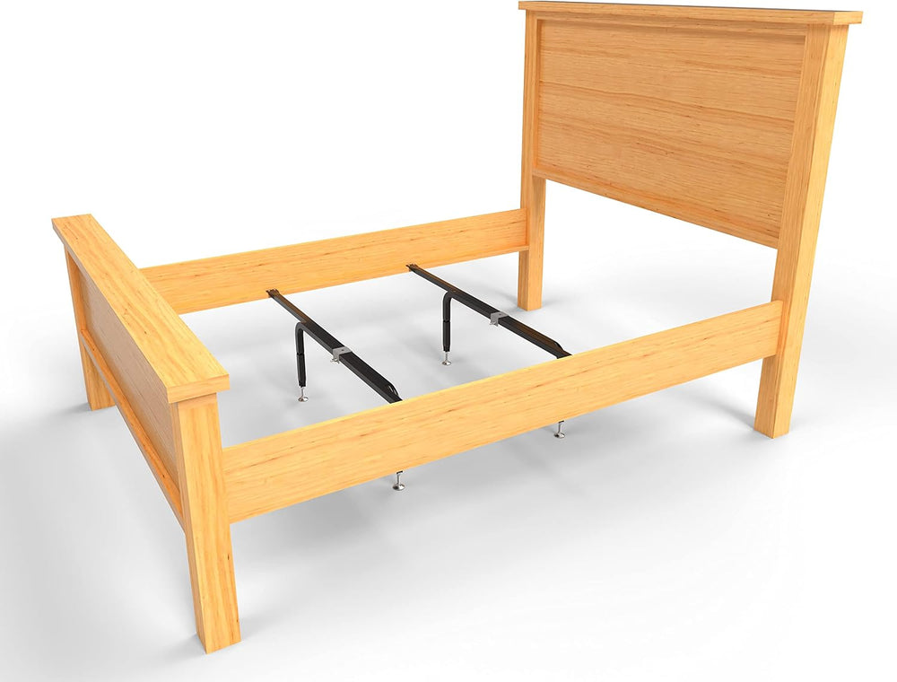 Bed Slats Center Support System | Adjustable Length & Height Tubular Stee...