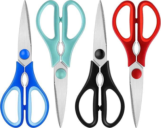 Kitchen Shears - Heavy Duty Cooking Scissors, Dishwasher Safe, Stainless Steel - Image 8