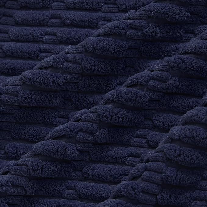 Fancy Homi 4 Packs Navy Blue Decorative Throw Pillow Covers 14x14 Inch - Image 5