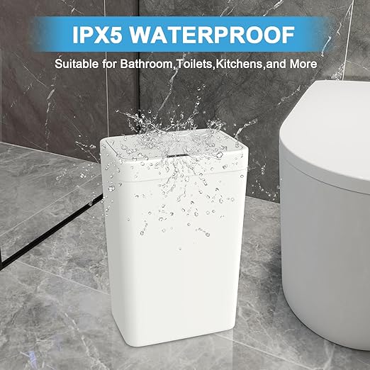 Naisu 2 Pack 4 Gal Bathroom Trash Can