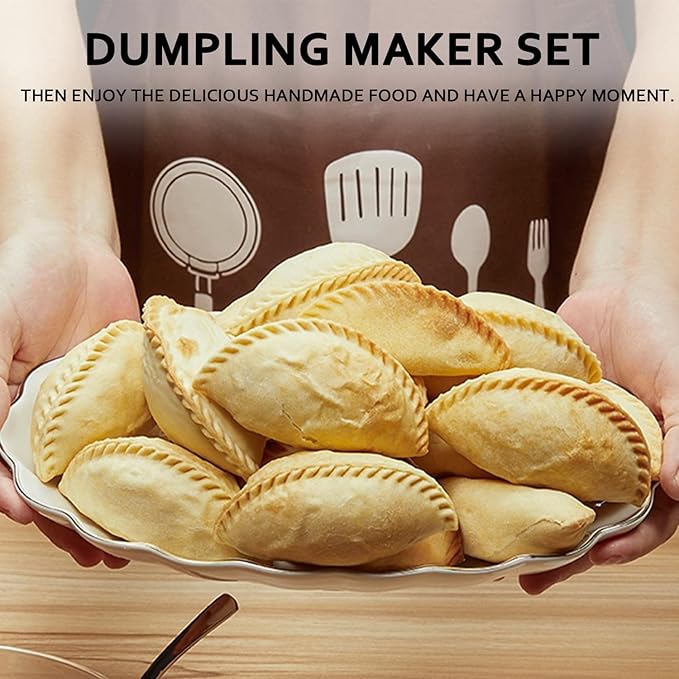 Empanada Maker Press, 6-Inch Extra Large Dumpling Maker Set - Image 2