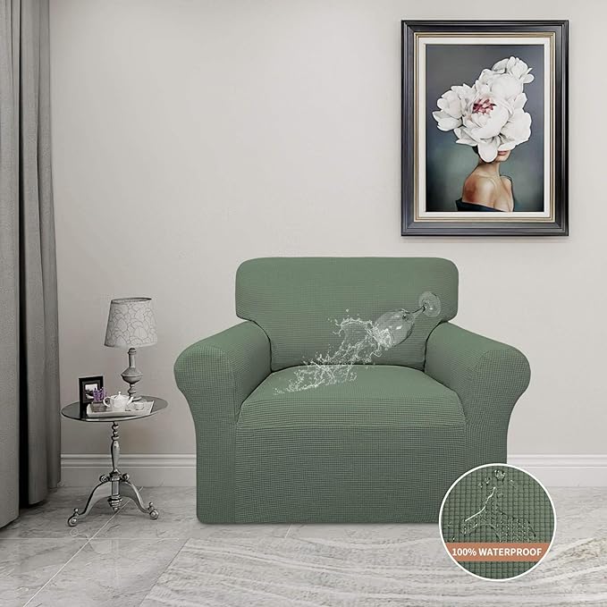 Easy-Going 100% Waterproof Chair Couch Cover, Dual Waterproof Sofa Cover - Image 2