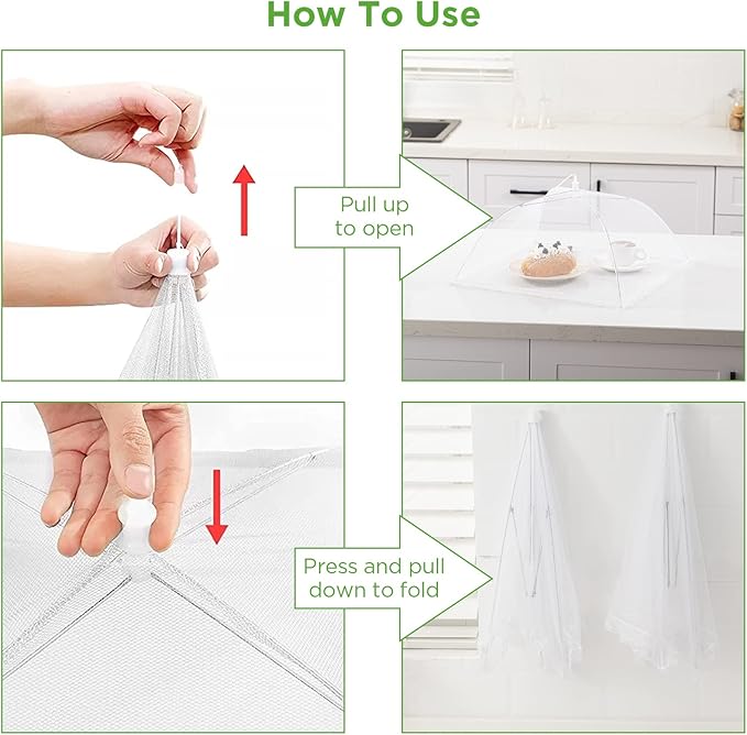 2 Pack Extra Large Mesh Food Covers - Image 8