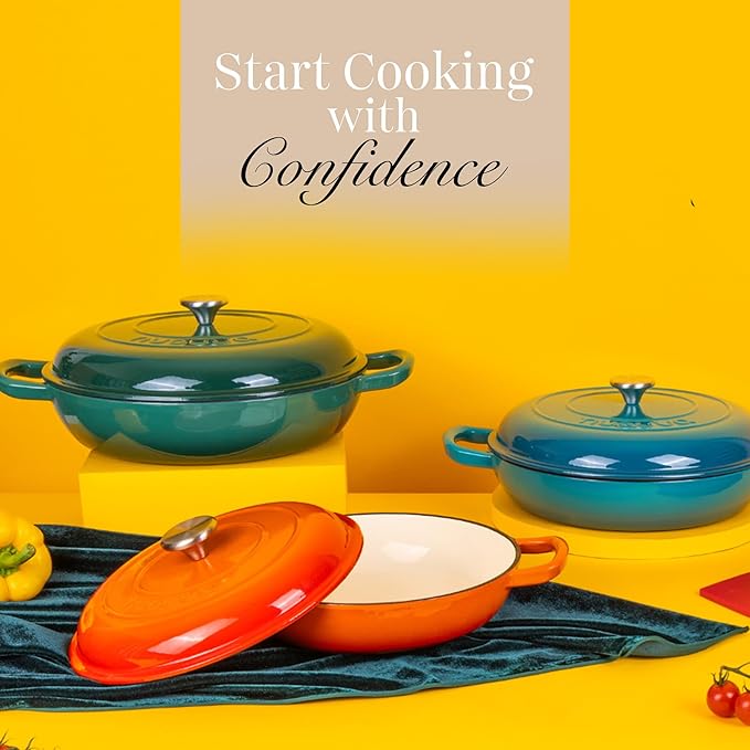 Shallow Cast Iron Casserole - Image 2