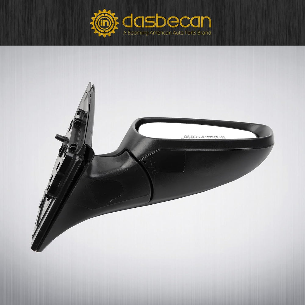 Dasbecan Right Side Mirror Compatible with 12-17 Hyundai Accent Black 3 pin