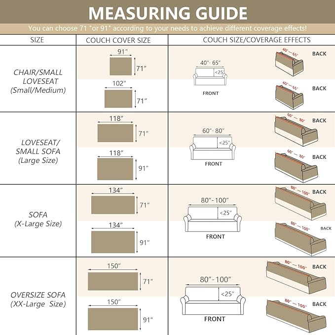MYSKY HOME Oversized Armchair Couch Cover - Image 6