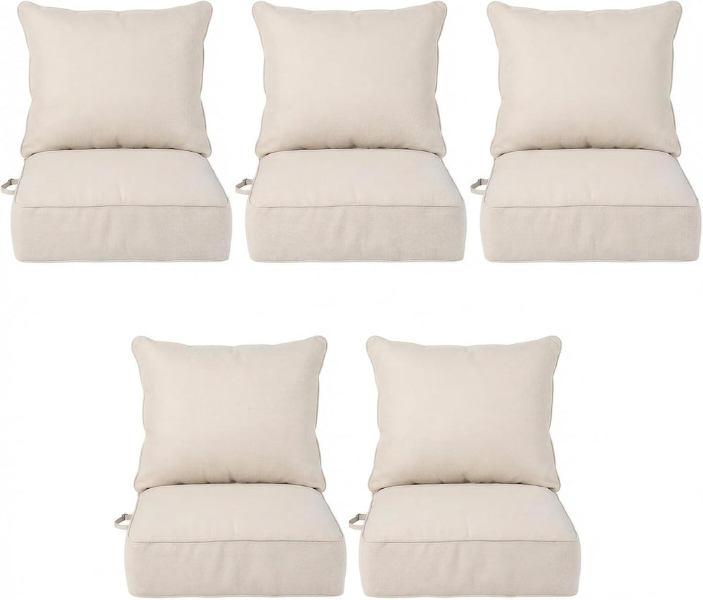 6" Thick Outdoor Chair Cushions, 24" *24" *6" Waterproof ...