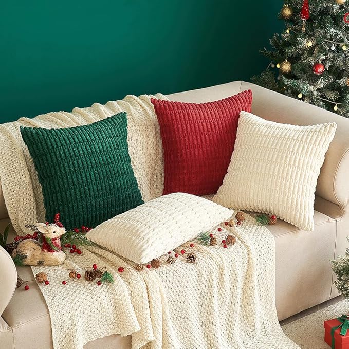 MIULEE Pack of 2 Corduroy Decorative Lumbar Throw Pillow Covers 20x12 Inch Soft - Image 8