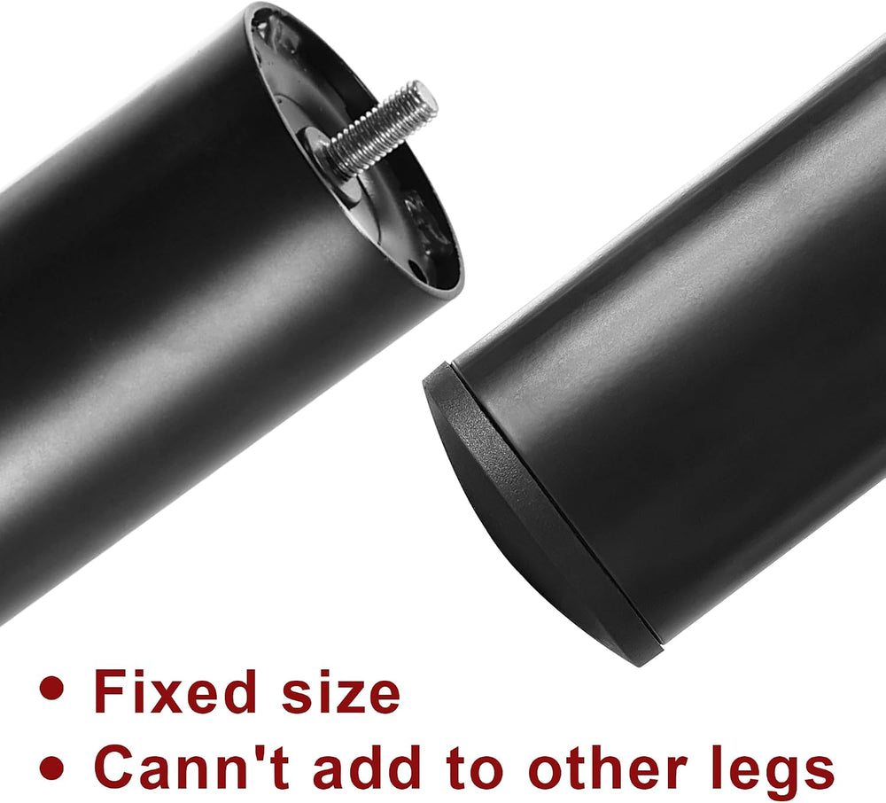 6 Inch Bed Legs for Adjustable Bed Replacement Parts, Bed Frame Support Legs ...