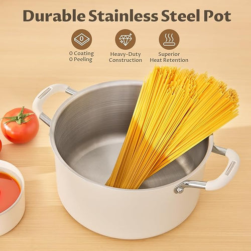 10 Quart Nonstick Stock Pot - Image 2