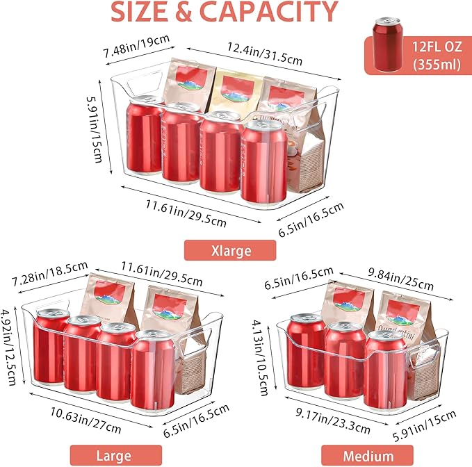 Clear Plastic Storage Bins - Image 2