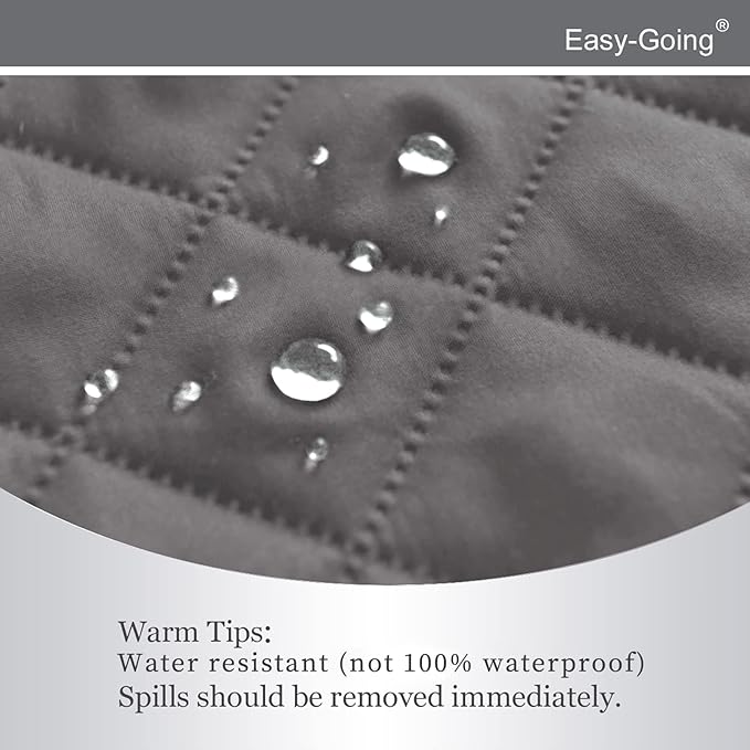 Easy-Going Recliner Chair Slipcover Reversible Sofa Cover Water Resistant Couch - Image 4
