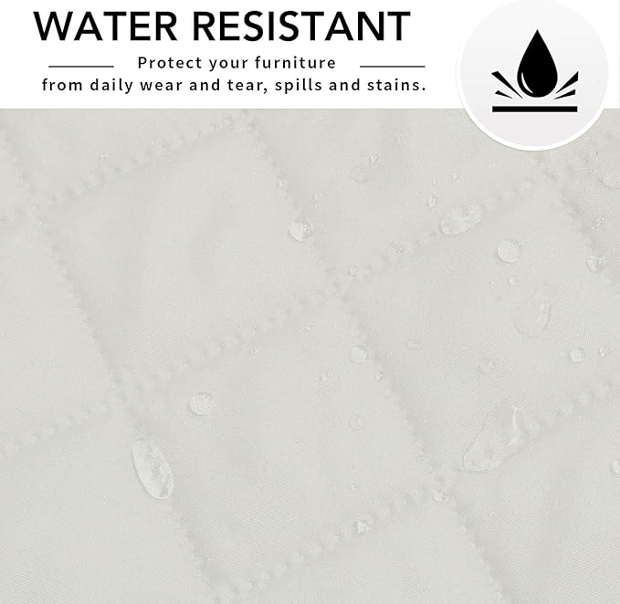 Easy-Going 4 Seater Sofa Slipcover Reversible Sofa Cover Water Resistant Couch - Image 5