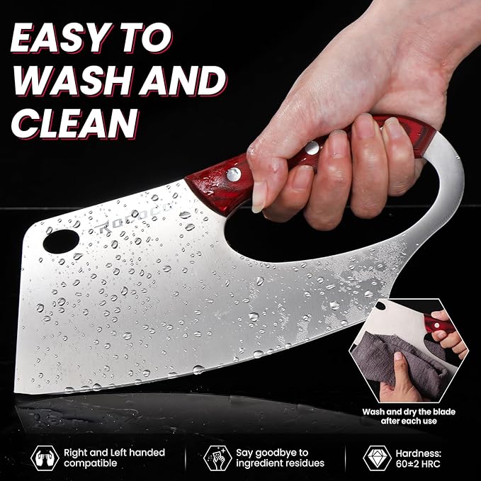ROCOCO Easy Handle Meat Cleaver