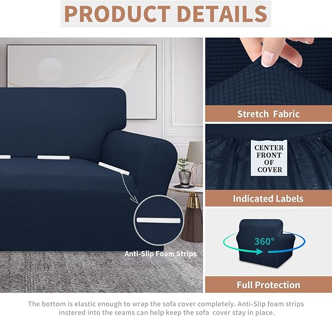 Easy-Going 100% Waterproof Chair Couch Cover, Dual Waterproof Sofa Cover - Image 4