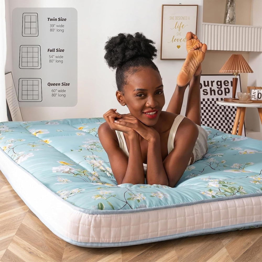 MAXYOYO Futon Mattress, Japanese Floor Mattress Folding Sleeping Pad