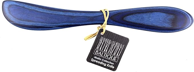Baltique Malta Collection Cheese Spreader Knife in Colored Birch Wood - Image 4