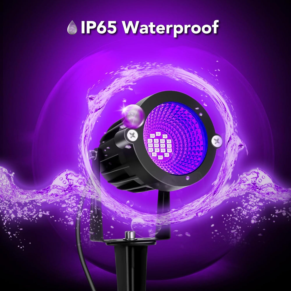Halloween LED Black Light: 15W Spot Lights Outdoor UV Spotlight for Halloween...