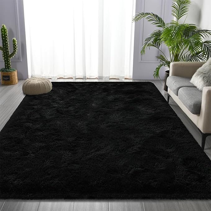 Deerhoo Shag Area Rug, 4 X 6 Plush Fuzzy Rugs - Image 2