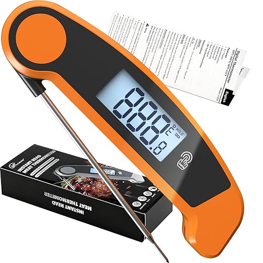Meat Thermometer Digital Waterproof Instant Read Thermometer by CloudHand