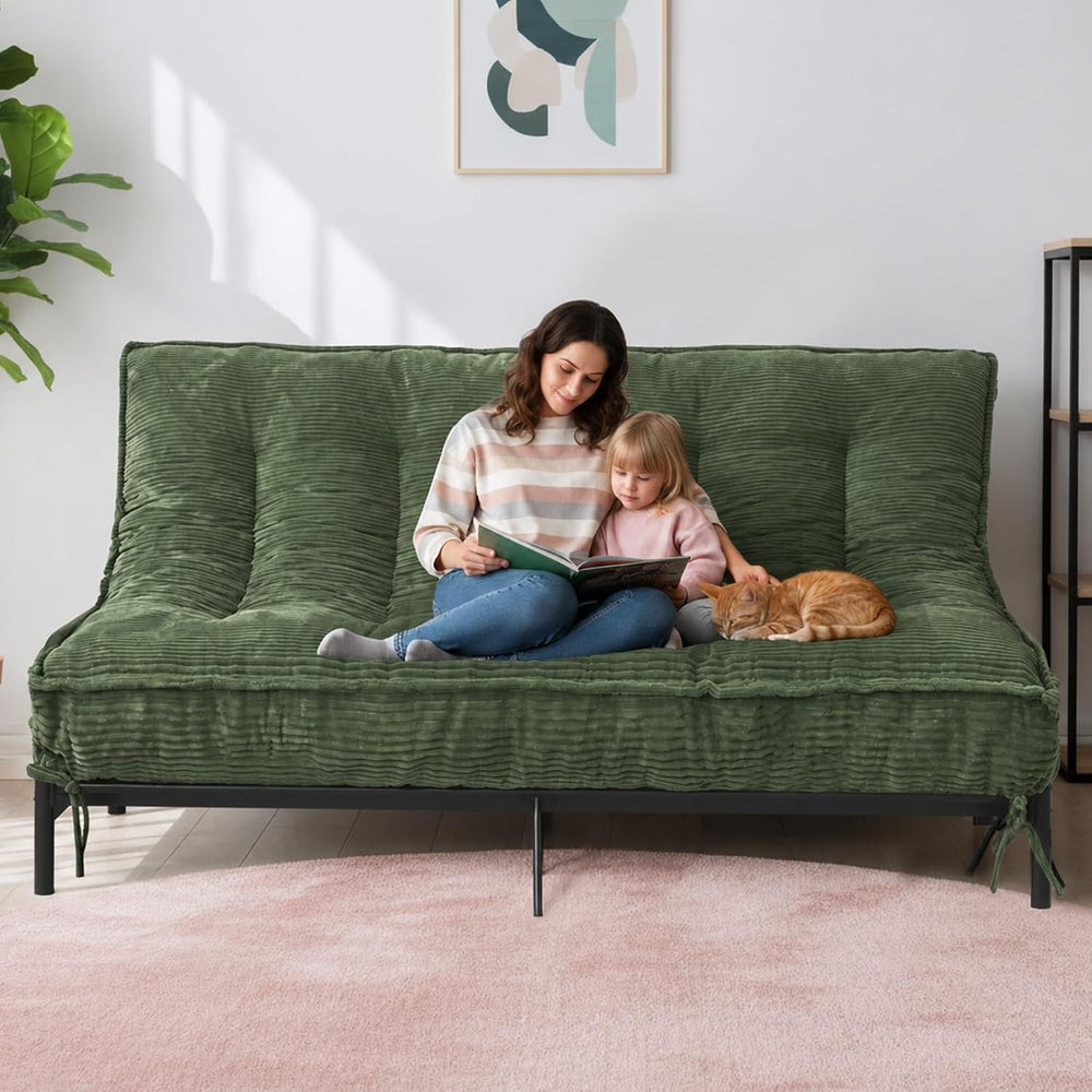 Erament 8 Inch Futon Mattress Full Size, Futons Sofa Bed Convertibel Sleeper ...