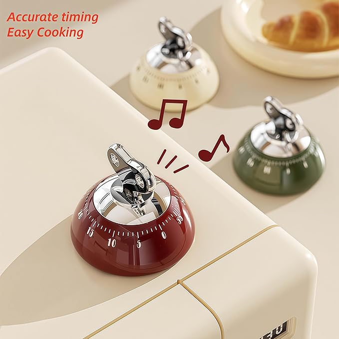 Magnetic Mechanical Kitchen Timer - Image 6