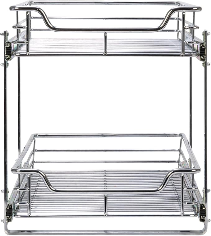 Household Essentials Glidez Multipurpose Chrome-Plated Steel Pull-Out/Slide-Out - Image 11