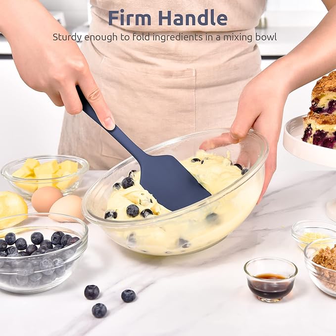 Heat Resistant Silicone Large Spatula: U-Taste 600ºF High Heat Flexible 11.38in - Image 5