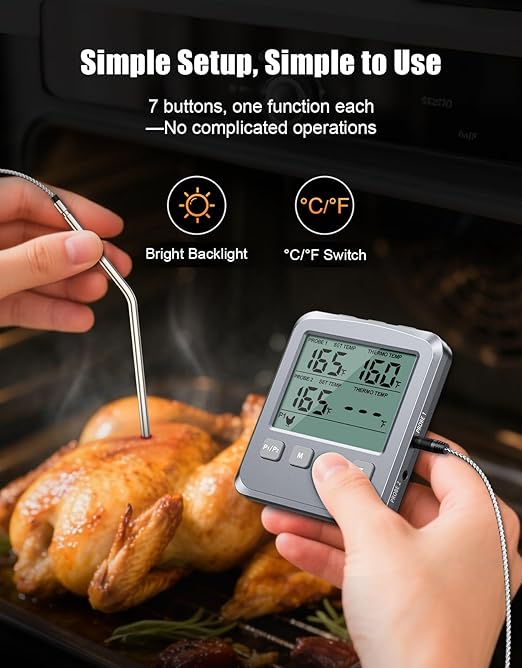 Dual Probe Meat Thermometer Digital - Image 4
