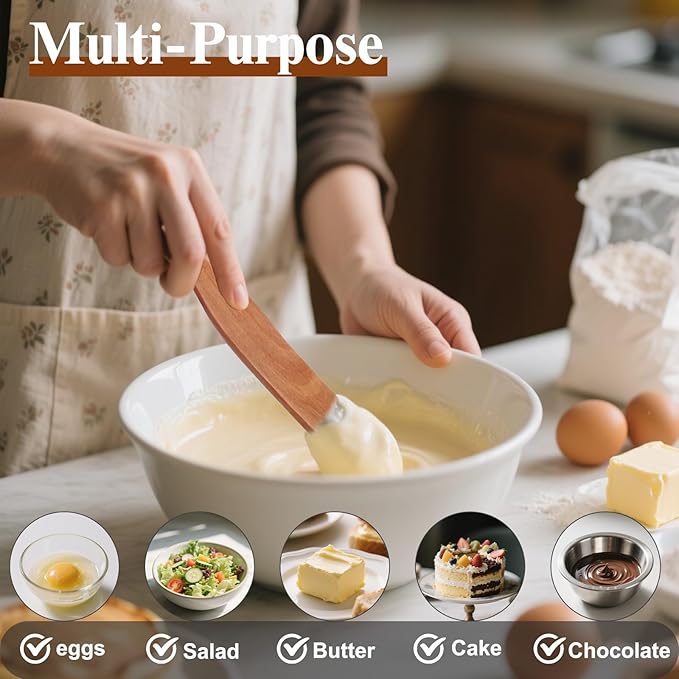 2Pcs Skinny Spurtle for Sourdough Starter, Reaching Bottom of Jars, Dough Whisk - Image 6