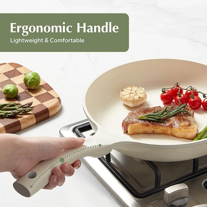 Redchef Ceramic Pan Nonstick, Nonstick Frying Pan, Large Fry Pans, PFAS & - Image 5