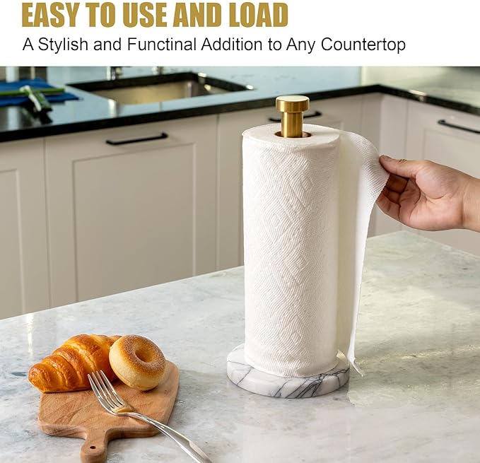Koville Paper Towel Holder Countertop, Standing Paper Roll Holder - Image 5