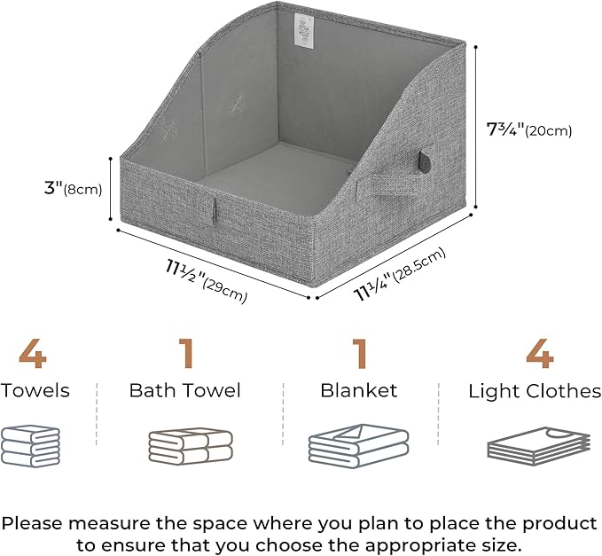 GRANNY SAYS Trapezoid Storage Bins, Closet Storage Bins, Purse Storage - Image 6
