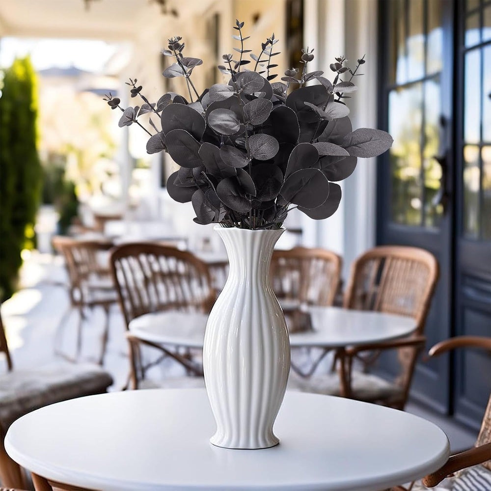 Coreland 120 Pcs 3 Kinds Mixed Artificial Eucalyptus Stems Faux Eucalyptus Le...