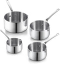Cooks Standard Stainless Steel Butter Warmer Pot Set, 0.15/0.29/0.46/0.68 QT by CooksStandard