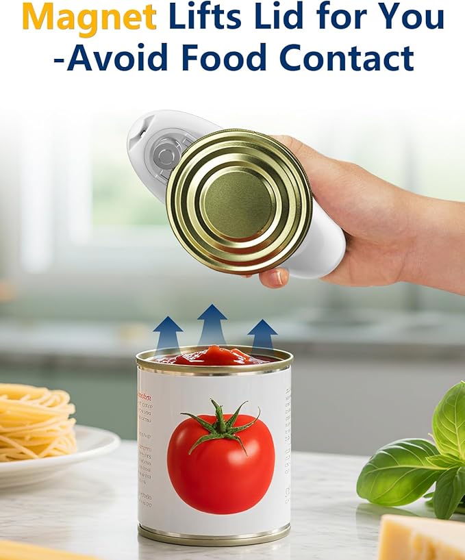 Electric Can Opener for Seniors Arthritis: Battery Operated, Hands free - Image 5