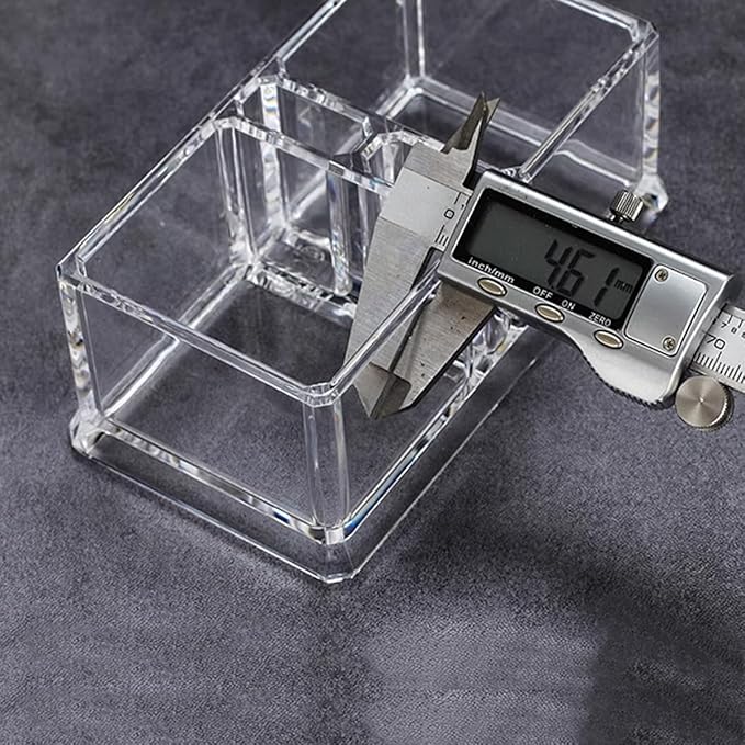 Clear Acrylic Two Lattices Tea Bags Holder Coffee Sugar Bag Case Guest Room - Image 8