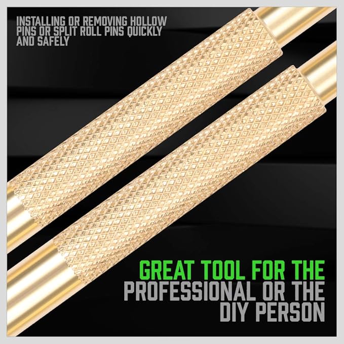 SWANLAKE 8-Piece Brass Punch Set, Removing Repair Tool1/8" - Image 5