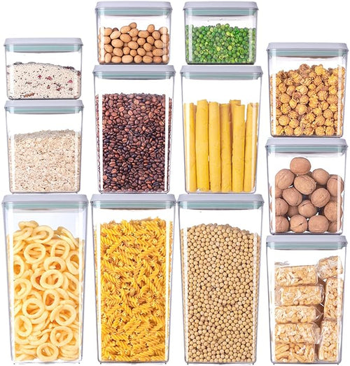 12 Pcs Pop Airtight Food Storage Containers by EQI