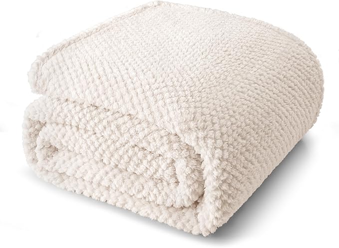 Whale Flotilla King Size Fuzzy Fleece Blanket by WHALEFLOTILLA
