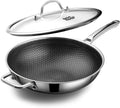 DOTCLAD Wok pan, Hybrid 13 inch Wok by DOTCLAD