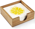 Bivvclaz Acacia Wood Cocktail Napkin Holder, Beverage Napkin Holder by Bivvclaz