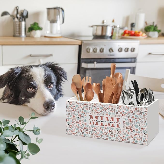 Best Mimi Ever Gifts Kitchen Utensil Holder, Grandma Gifts - Image 2