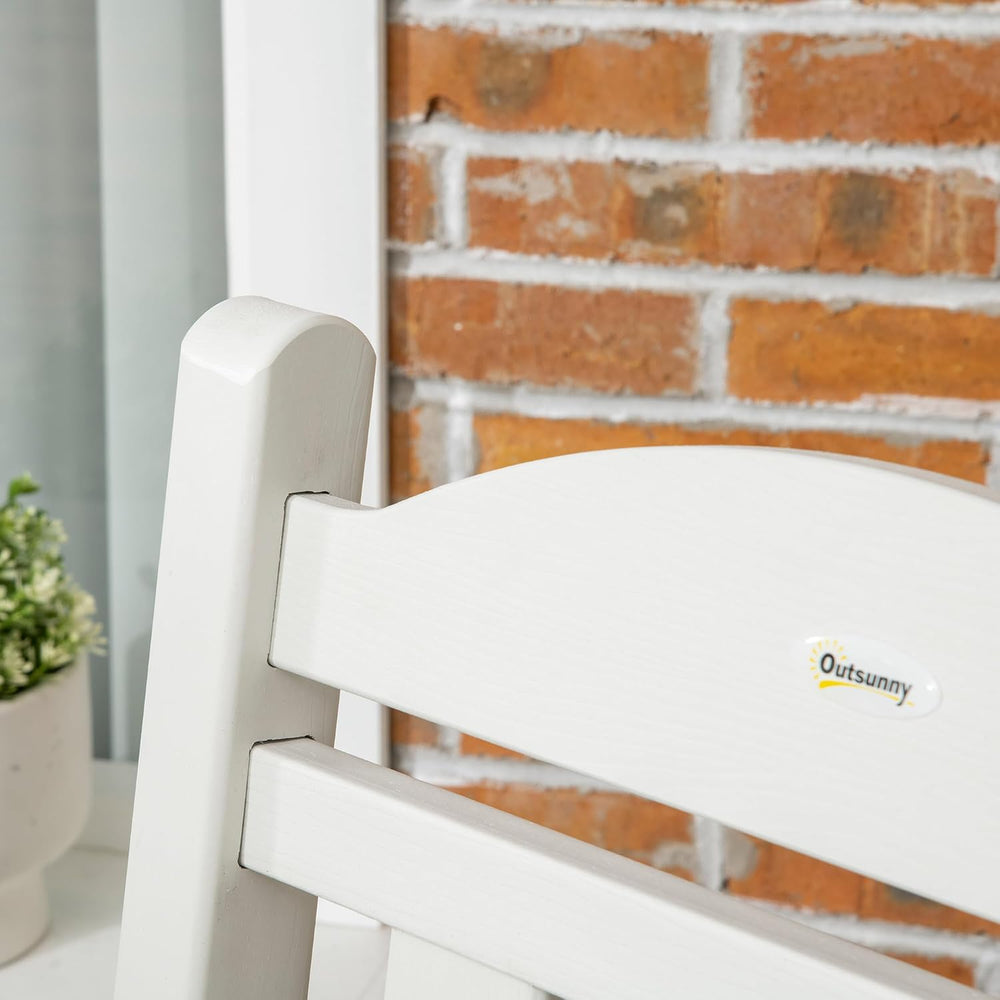 Outsunny Outdoor Rocking Chair, All Weather-Resistant, 350lbs,