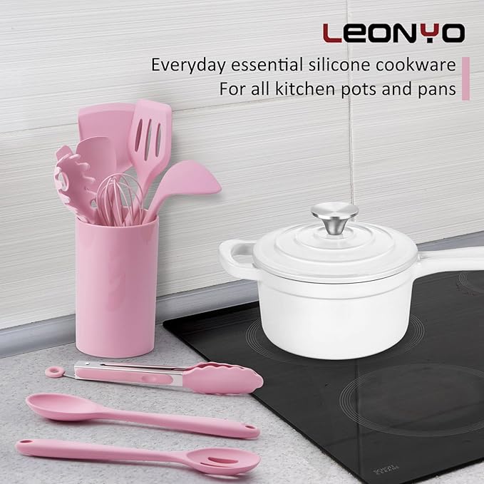 2 Quart Saucepan with Lid, Leonyo Enameled Cast Iron Sauce Pan, Heavy Duty - Image 9