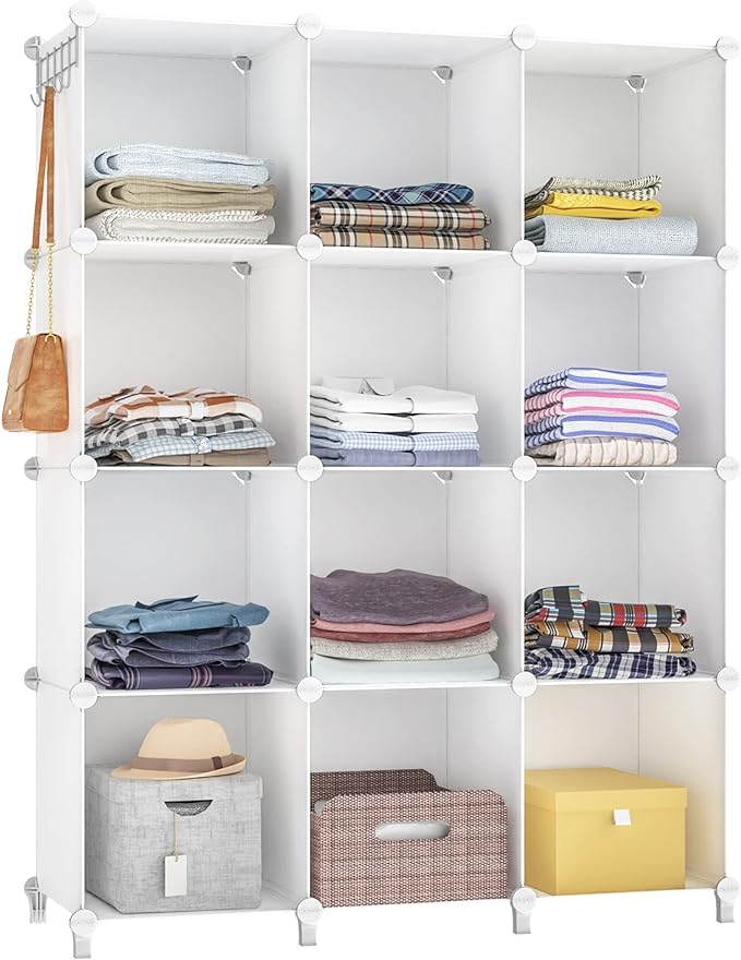 HOMIDEC Closet Organizer, 12-Cube Closet Organizers and Storage, Portable by DecorateYourHome