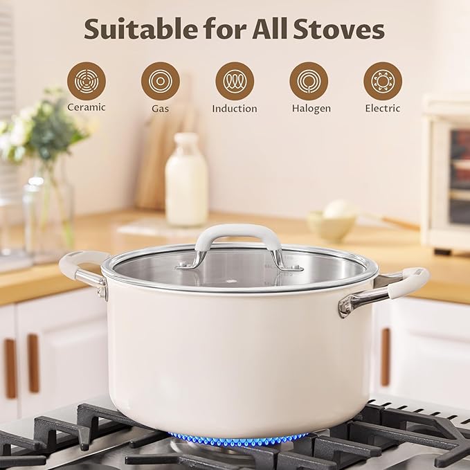 8 Quart Nonstick Stock Pot - Image 4