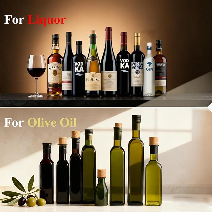 Olive Oil Pour Spout with Adapters, Oils Pourer - Image 4